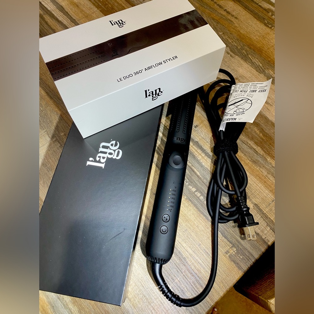 Lange Le Duo 360° Airflow Titanium Styler in Orig. Size-NOT Grande (NWB)